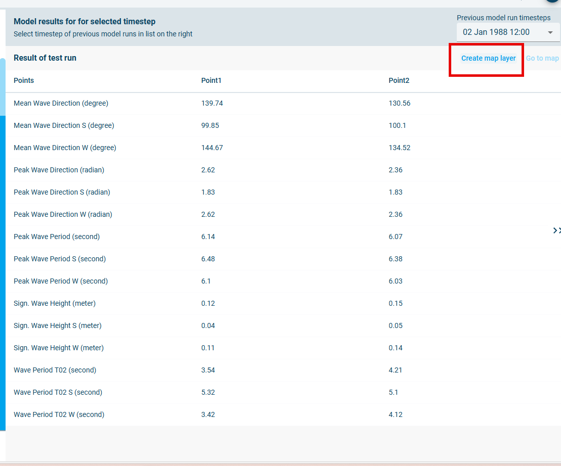 Creating a map view for test run results